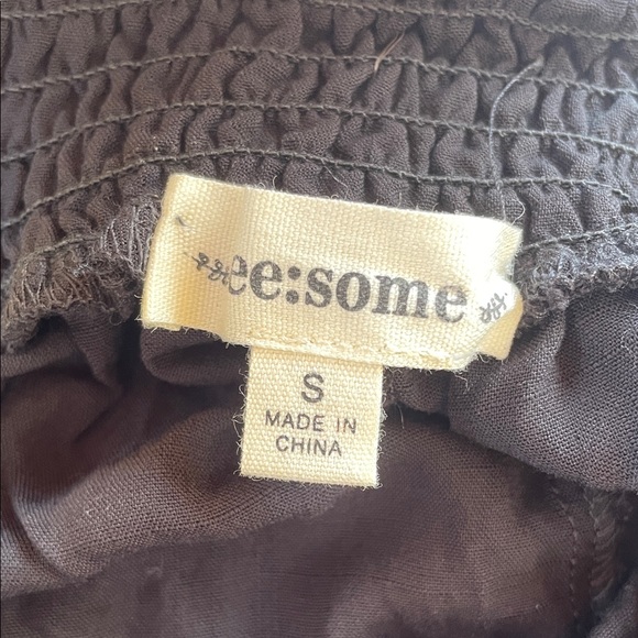 Eesome Black Wide-Leg Pants - Picture 2 of 3